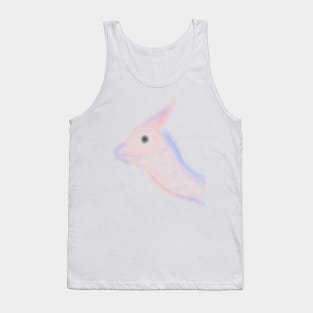 Pink blue watercolor animals unicorn art Tank Top